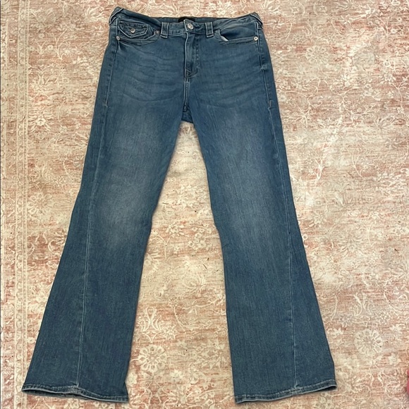 Joey Blue Flare Jeans - Picture 1 of 5